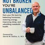 👉 You’re Not Broken—You’re Out of Balance book cover by Travis Woodley, guide to hormone balance, energy, sleep, gut health, peptides, metabolic health and metabolism