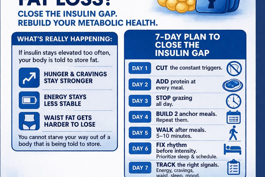 Close the Insulin Gap Why insulin resistance can block weight loss